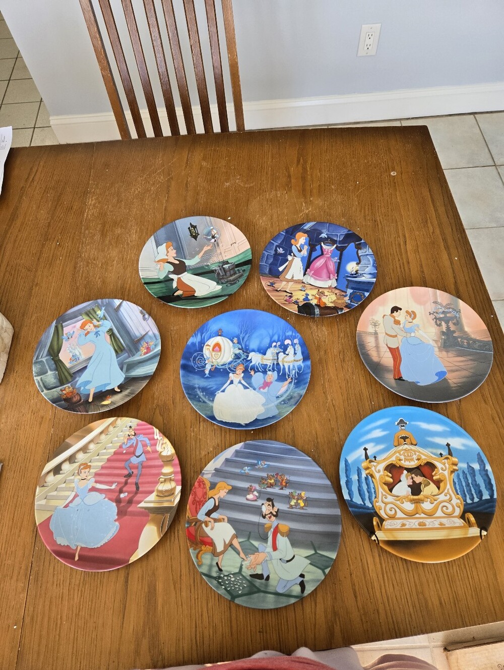 Cinderella Decorative Collector Plates - Set of 8